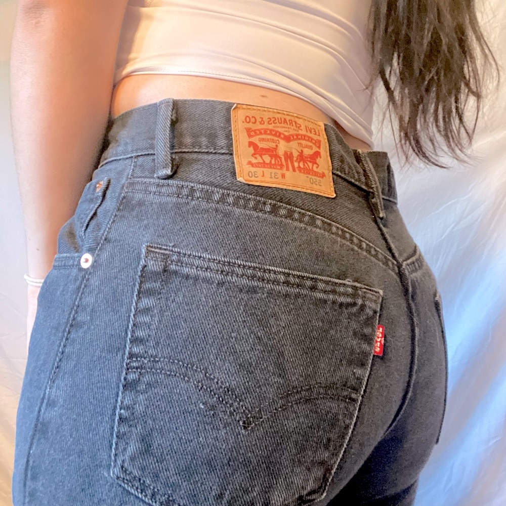 🌚Black Mom Jeans🌚